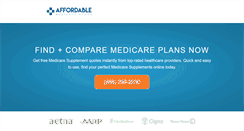 Desktop Screenshot of affordablemedicare.org